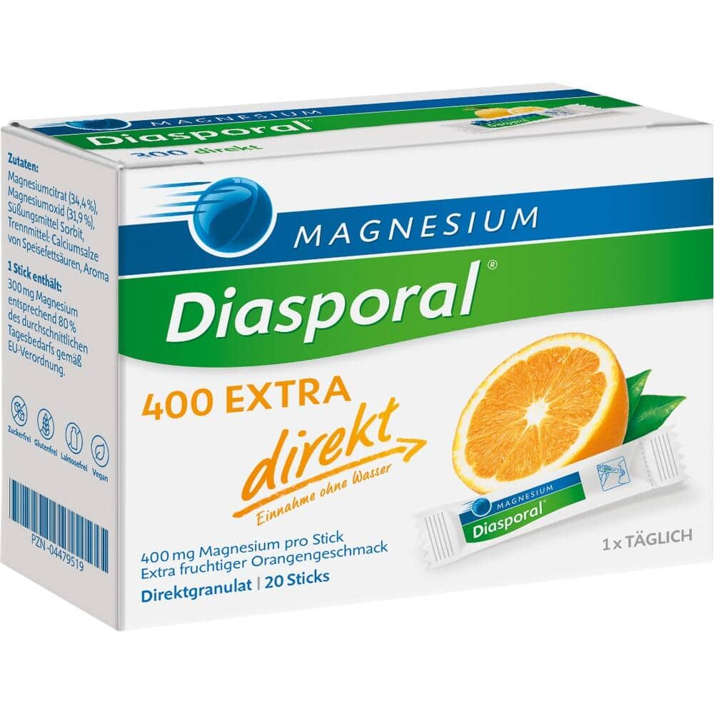 MAGNESIUM Diasporal 400 EXTRA direkt 20 St Granulat