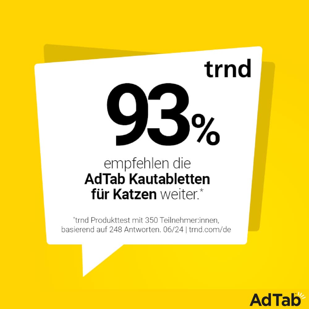 AdTab Kautabletten 48mg für Katzen 2-8 kg Elanco 3 St Kautabletten