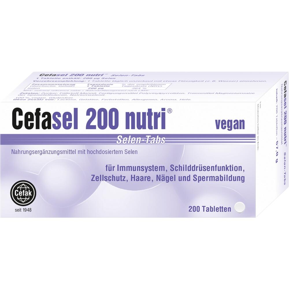 Cefasel 200 nutri Selen-Tabs 200 St Tabletten