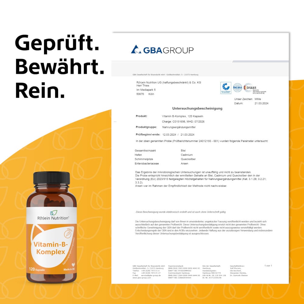 R(h)ein Nutrition Vitamin B-Komplex  120 St Kapseln
