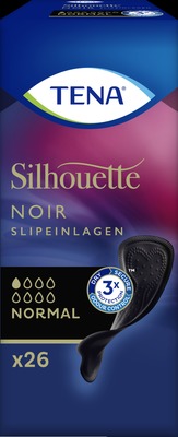 TENA Silhouette NOIR SLIPEINLAGEN NORMAL 26 St