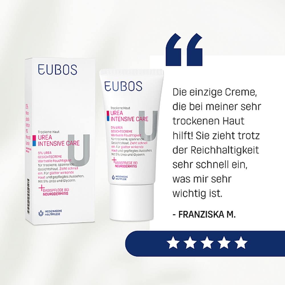 EUBOS TROCKENE Haut Urea 5% Gesichtscreme 50 ml Creme