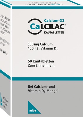 Calcilac 500mg/400 I.E. 50 St Kautabletten