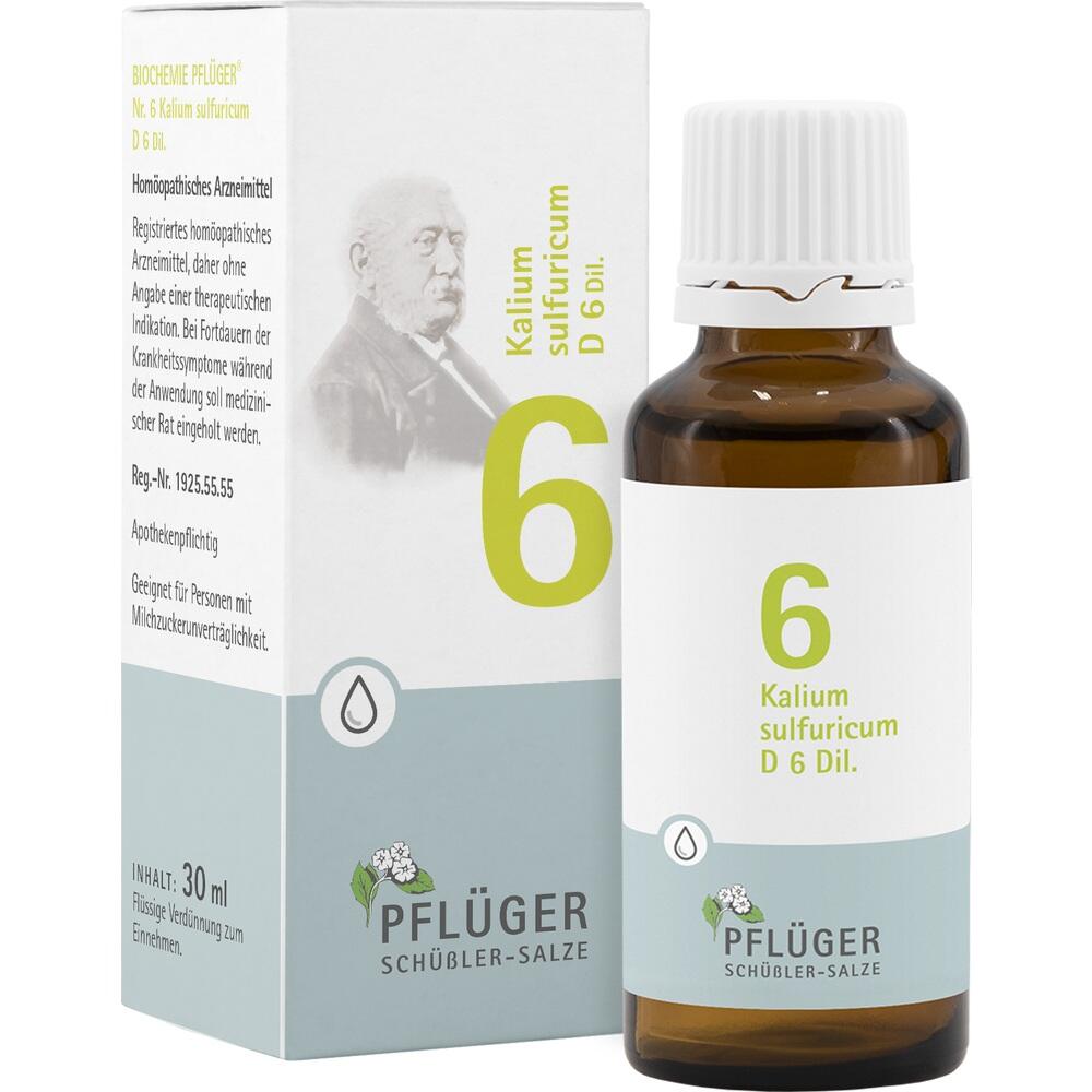 Schüßler-Salz Nr. 6 Kalium sulfuricum D6 30 ml Tropfen