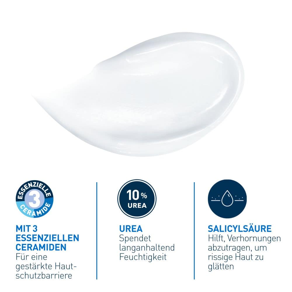 CeraVe SA Urea Glättende Feuchtigkeitscreme 340 g Creme