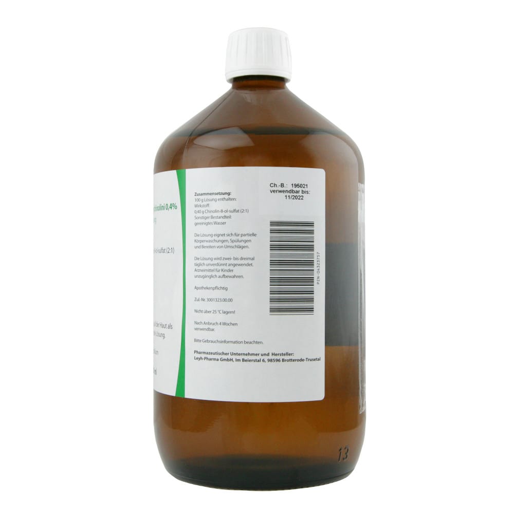 SOLUTIO HYDROXYCHIN. 0,4% 1000 ml Lösung