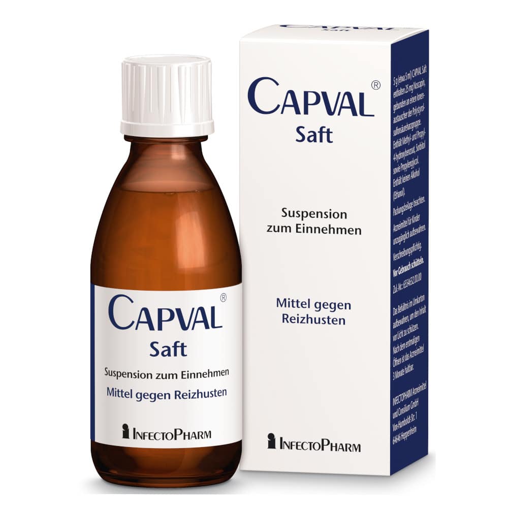 CAPVAL 25mg/5g 100 ml Suspension zum Einnehmen