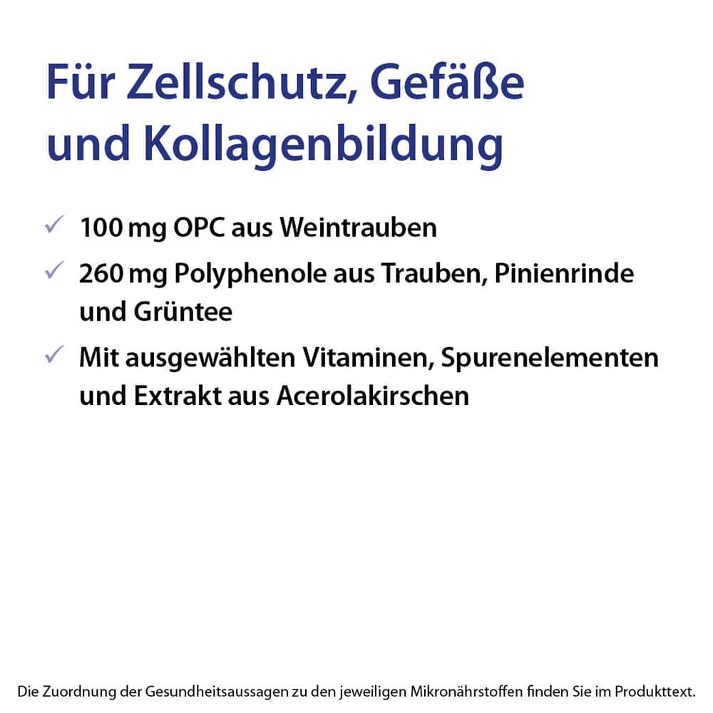 Dr. Jacob's OPC Synergie Traubenkernextrakt mit Acerola
