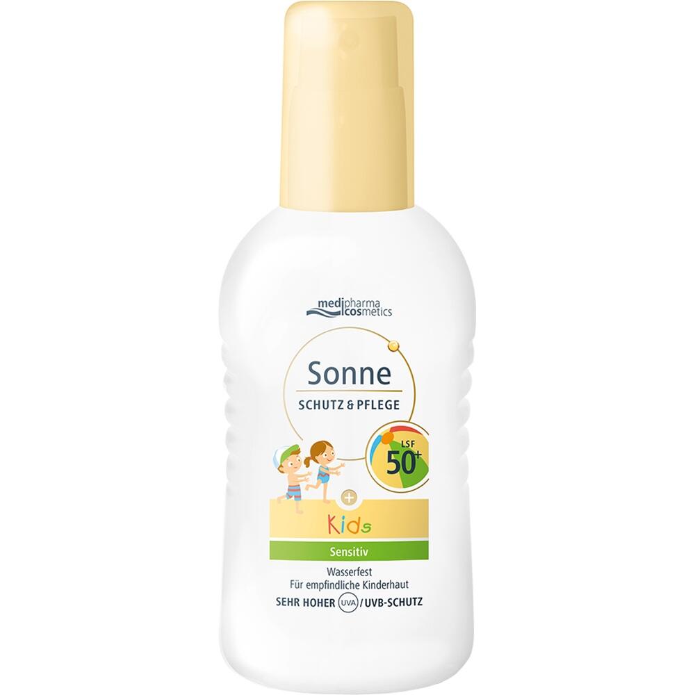 medipharma cosmetics Sonne SCHUTZ & PFLEGE Kids Sensitiv  Wasserfest LSF 50+ 200 ml Spray