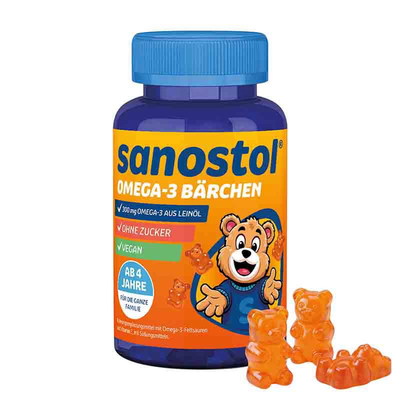 sanostol OMEGA-3 BÄRCHEN 60 St