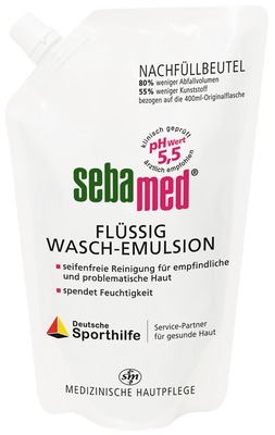 sebamed FLÜSSIG WASCHEMULSION Nachfüllpackung 400 ml Emulsion