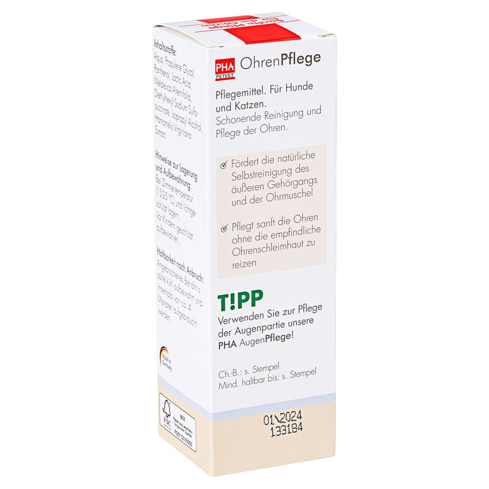 PHA OhrenPflege Tropfen für Hunde 100 ml Tropfen