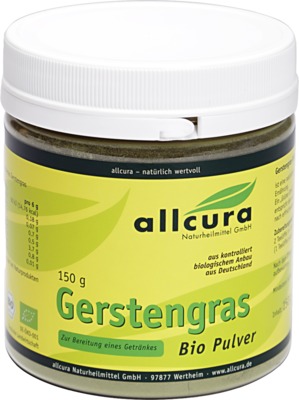 GERSTENGRAS PULVER kontrol biologischer Anbau 150 g Pulver