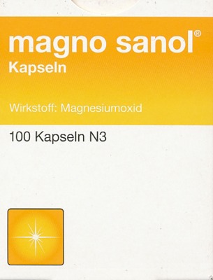 MAGNO SANOL Hartkapseln 100 St Hartkapseln
