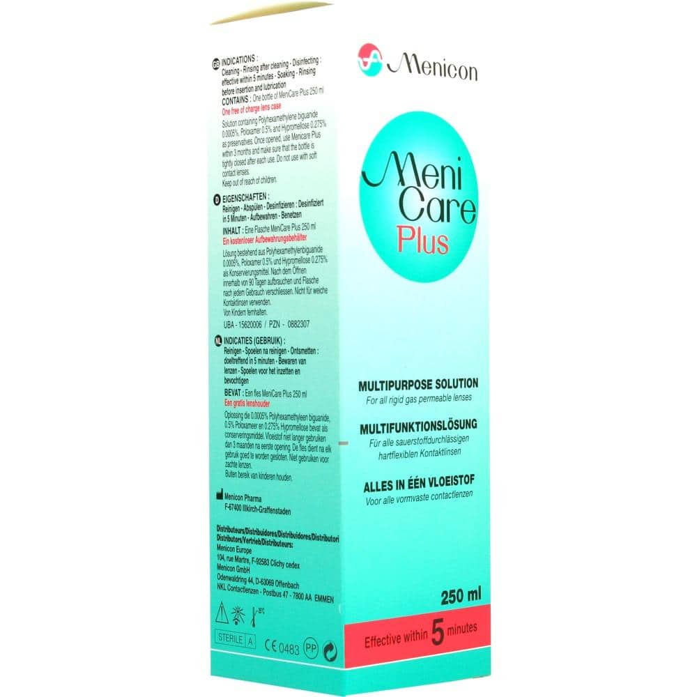 MENI CARE Plus Kontaktlinsenpflegemittel 250 ml Lösung