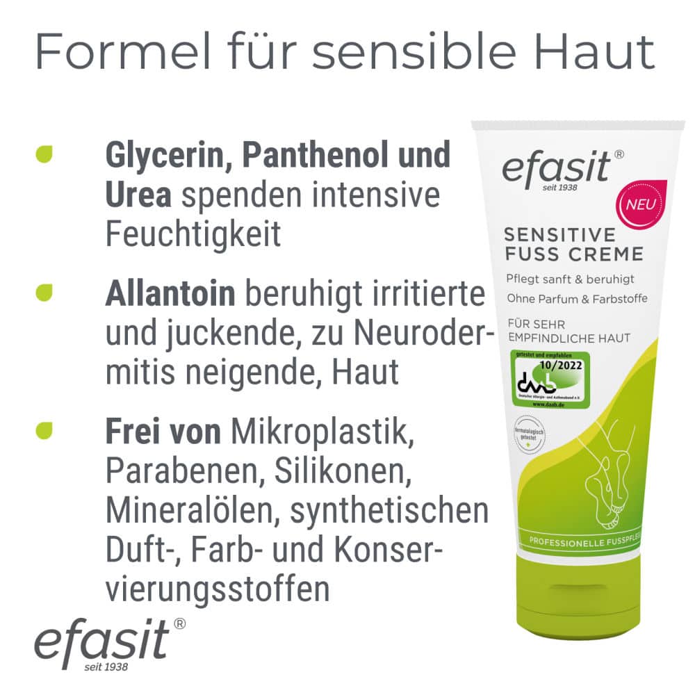 efasit SENSITIVE FUSS CREME 75 ml Creme