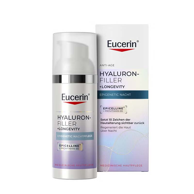 Eucerin HYALURON-FILLER + LONGEVITY EPIGENETIC NACHT 50 ml Nachtcreme
