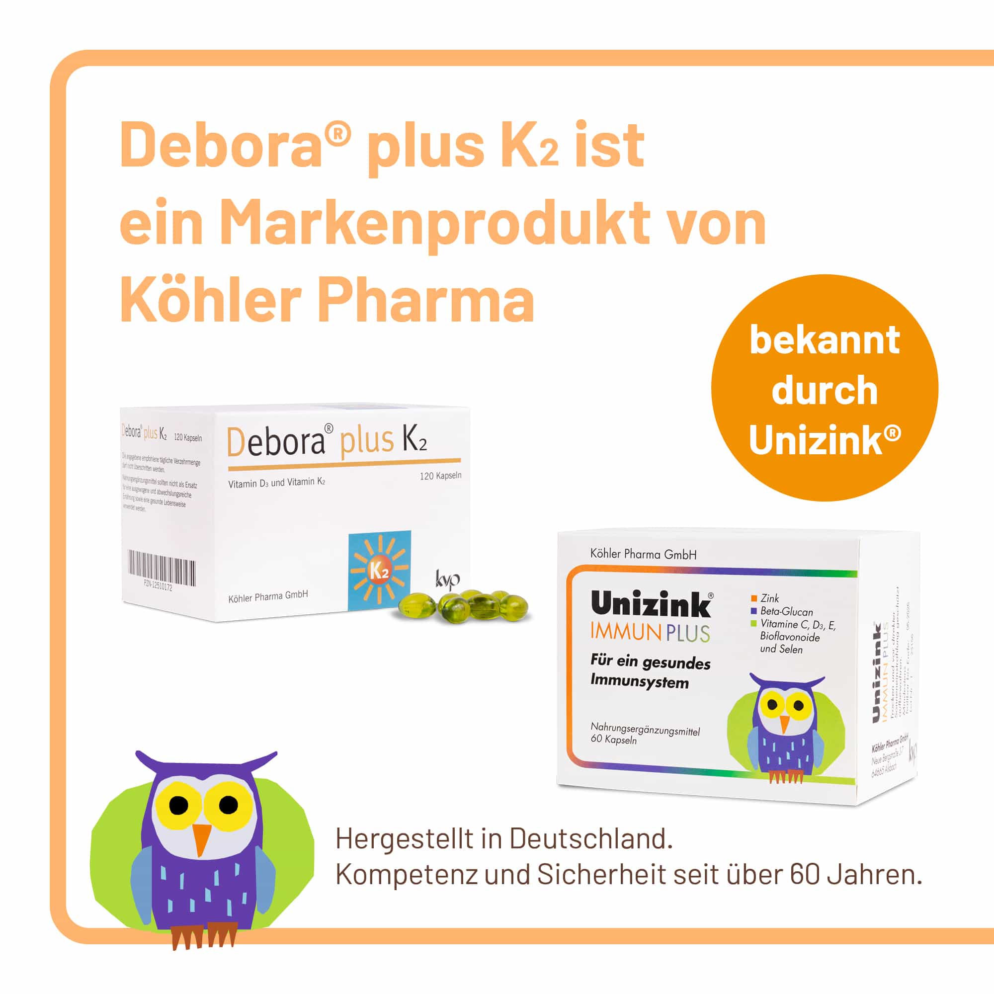 Debora plus K2 120 St Kapseln
