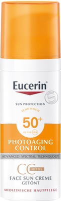 Eucerin PHOTOAGING CONTROL FACE SUN  CC getönt LSF 50+ mittel 50 ml Creme