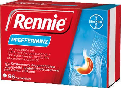 Rennie PFEFFERMINZ  96 St Kautabletten