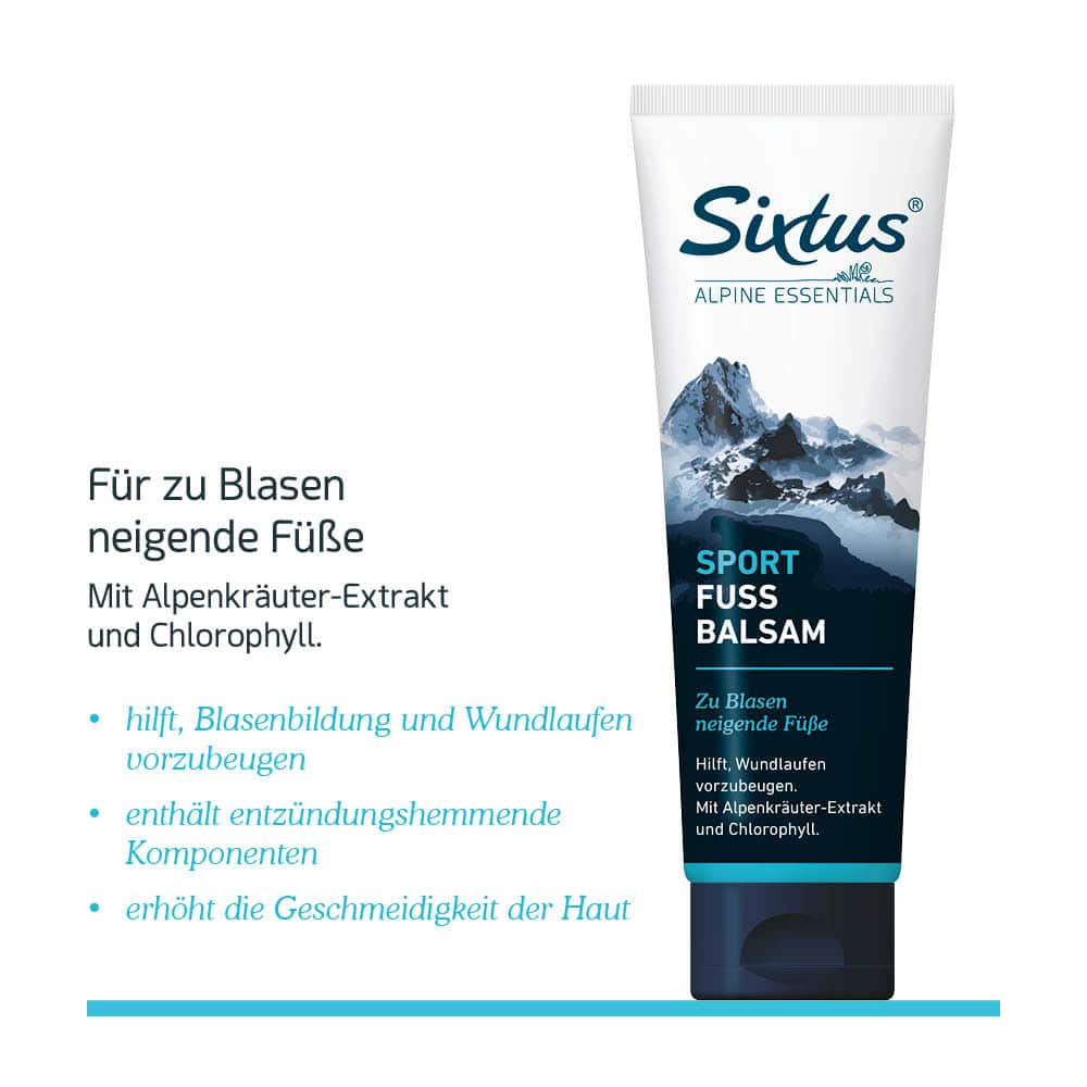Sixtus SPORT FUSS BALSAM 125 ml Balsam