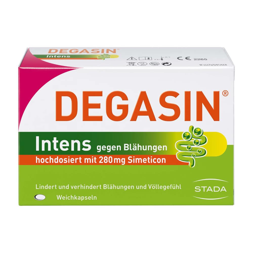 DEGASIN Intens gegen Blähungen 32 St Weichkapseln