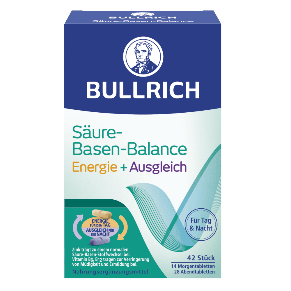 BULLRICH Säure-Basen-Balance Energie + Ausgleich 42 St Überzogene Tabletten