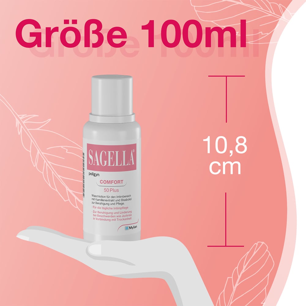 SAGELLA poligyn COMFORT 50 Plus 100 ml Lotion