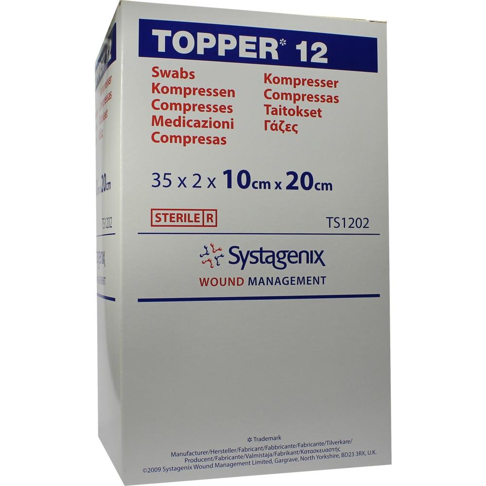 TOPPER 12 Kompr.10x20 cm steril 35X2 St Kompressen