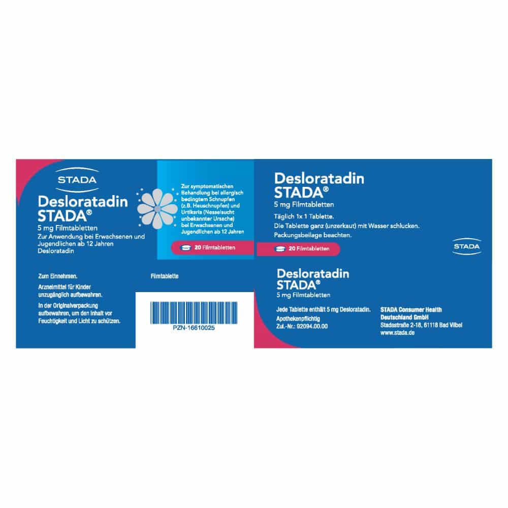 Desloratadin STADA 5mg  20 St Filmtabletten