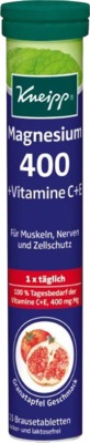 Kneipp Magnesium 400 + C + E  15 St Brausetabletten
