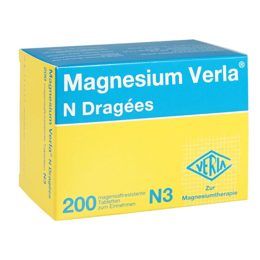 Magnesium Verla N Dragées 200 St Tabletten magensaftresistent