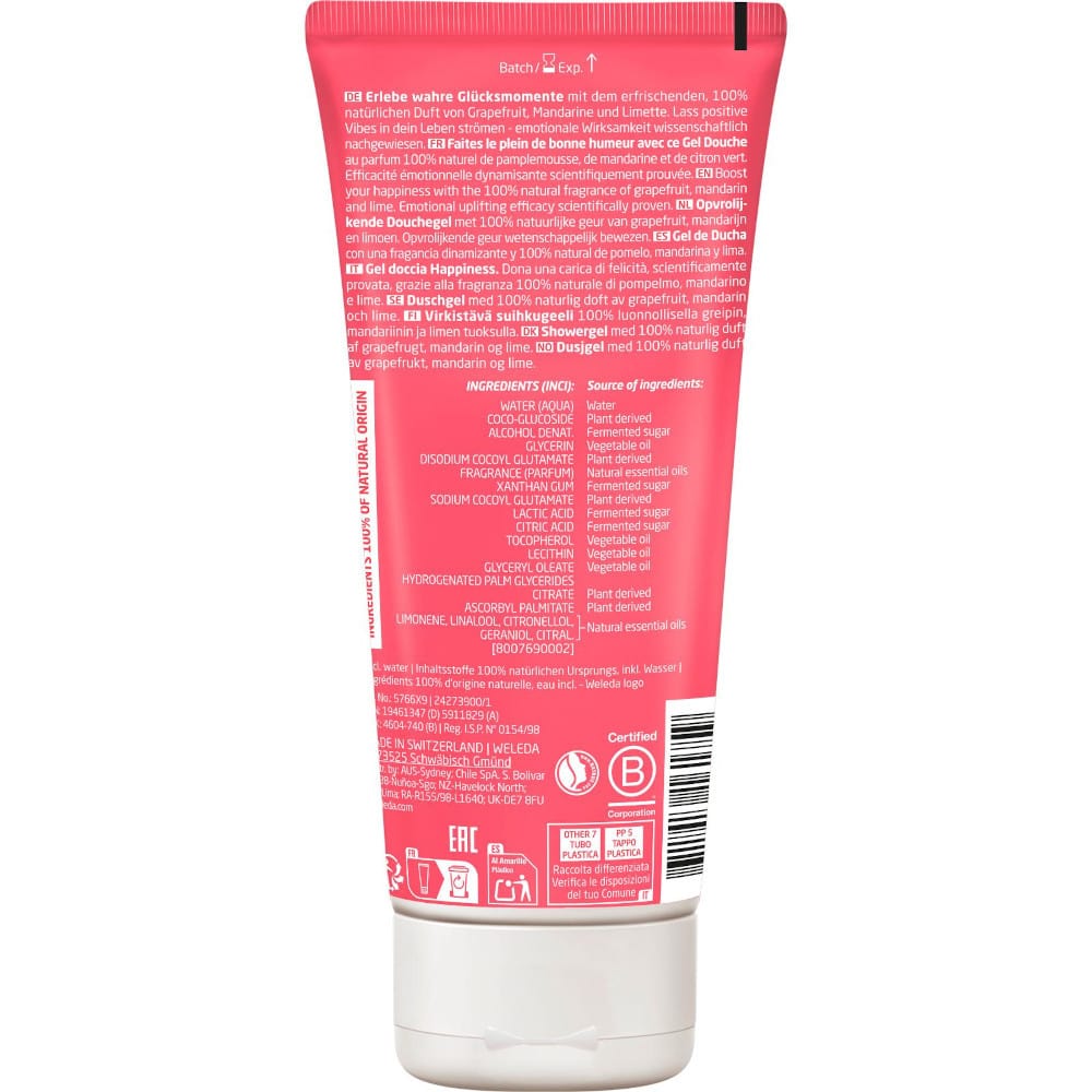 Weleda Happiness Shower Gel Grapefruit 200 ml Duschgel