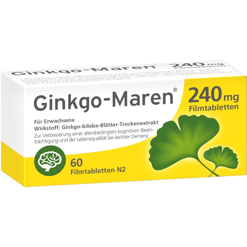 Ginkgo-Maren 240mg 60 St Filmtabletten