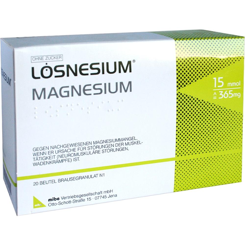 LÖSNESIUM Brausegranulat Btl. 20 St Granulat