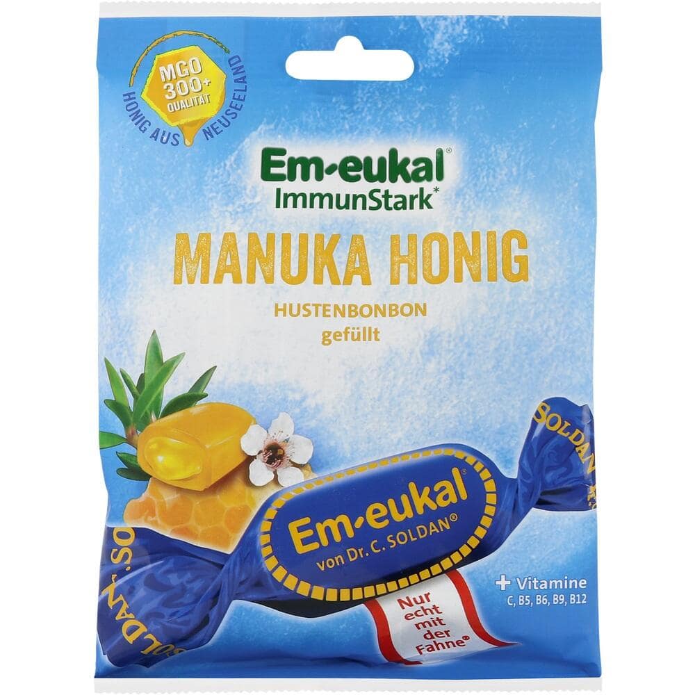 Em-eukal Manuka Honig HUSTENBONBON gefüllt 75 g Bonbons
