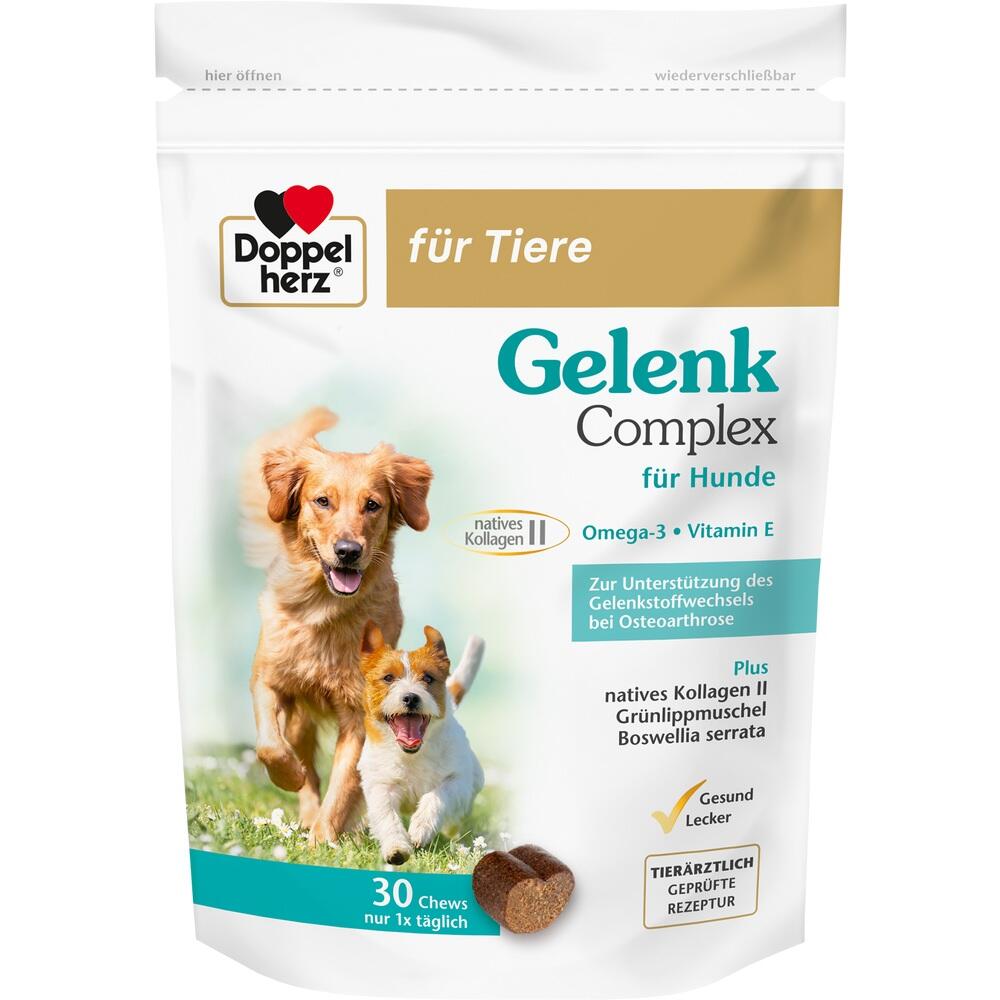 Doppelherz für Tiere Gelenk Complex für Hunde 30 St Kautabletten