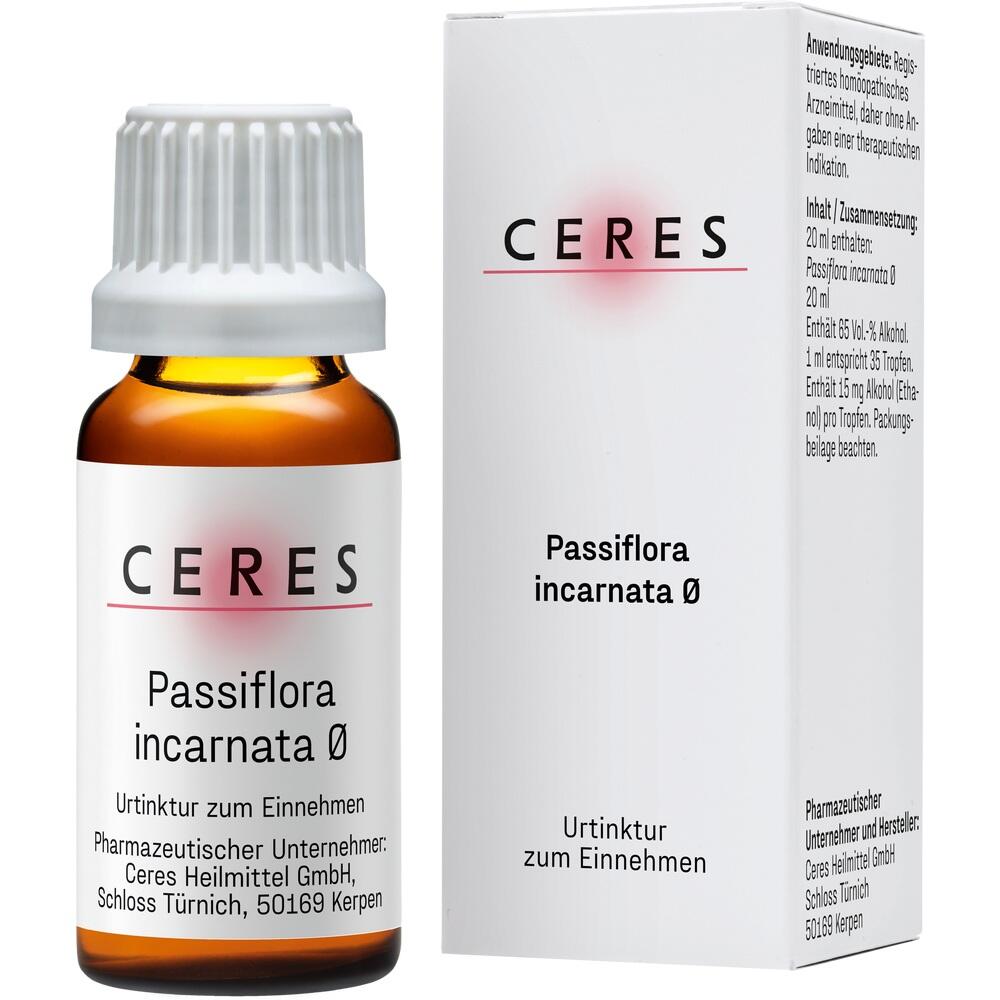 CERES Passiflora incarnata Urtinktur 20 ml Tropfen