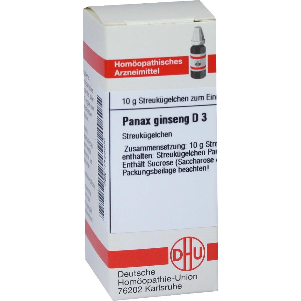 PANAX GINSENG D 3 Globuli 10 g Globuli
