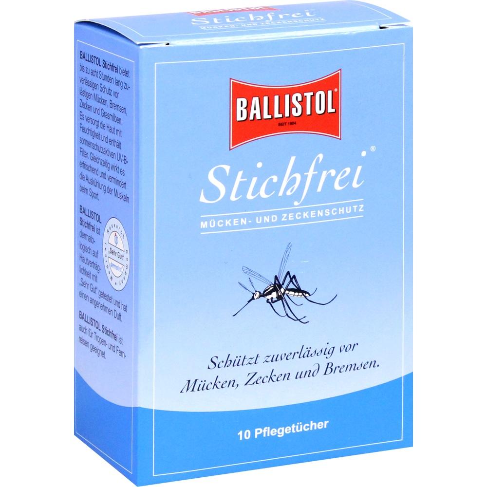 Ballistol STICHFREI  MÜCKENSCHUTZ softe Tücher 10 St Tücher
