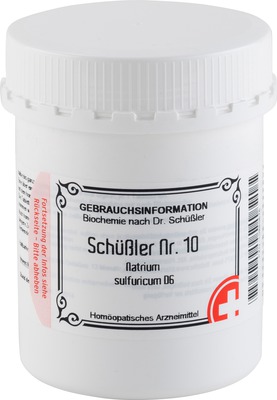 SCHÜSSLER Nr.10 Natrium sulfuricum D 6 Tabletten 1000 St Tabletten