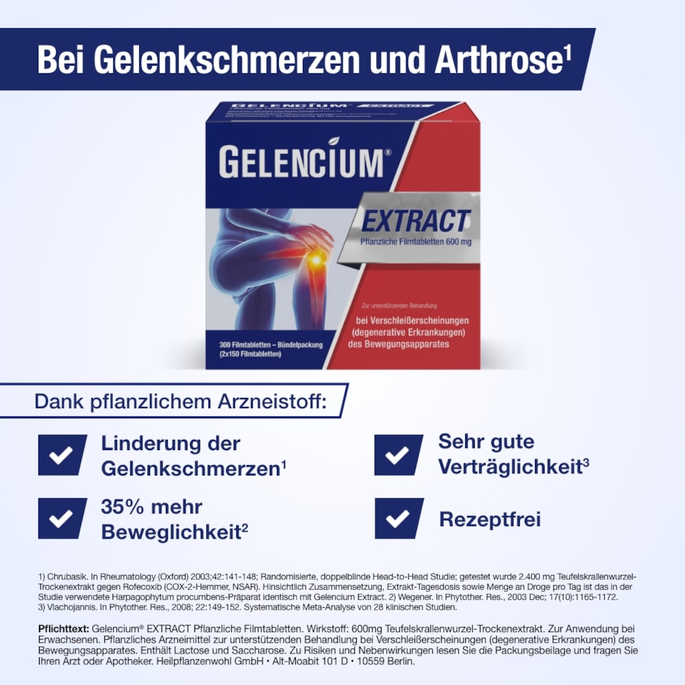 GELENCIUM EXTRACT 2X150 St Filmtabletten