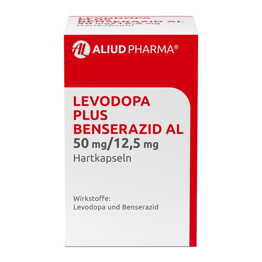 Levodopa plus Benserazid AL 50mg/12,5mg 100 St Hartkapseln