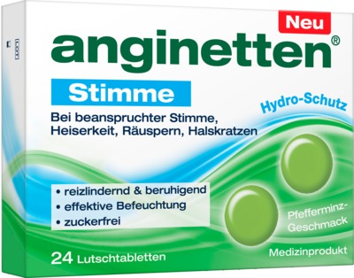 ANGINETTEN Stimme  24 St Lutschtabletten