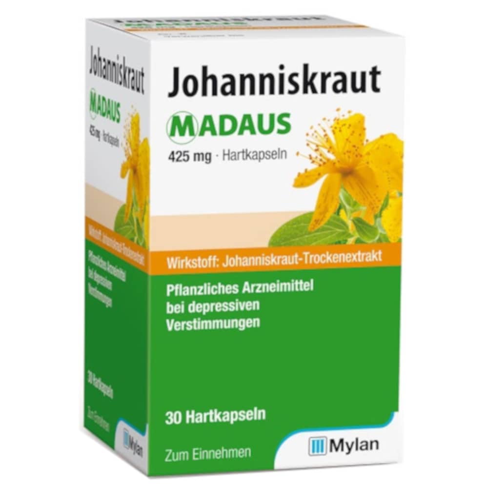 Johanniskraut Madaus 425mg 30 St Hartkapseln