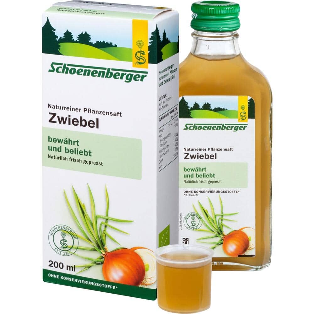 Schoenenberger Naturreiner Pflanzensaft Zwiebel 200 ml Saft