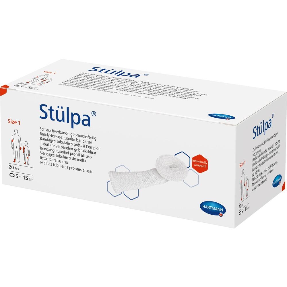 STÜLPA Fertigverband Größe 1 Finger lose 1 St Verband