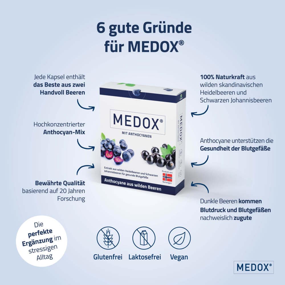 MEDOX Anthocyane aus wilden Beeren 30 St Kapseln
