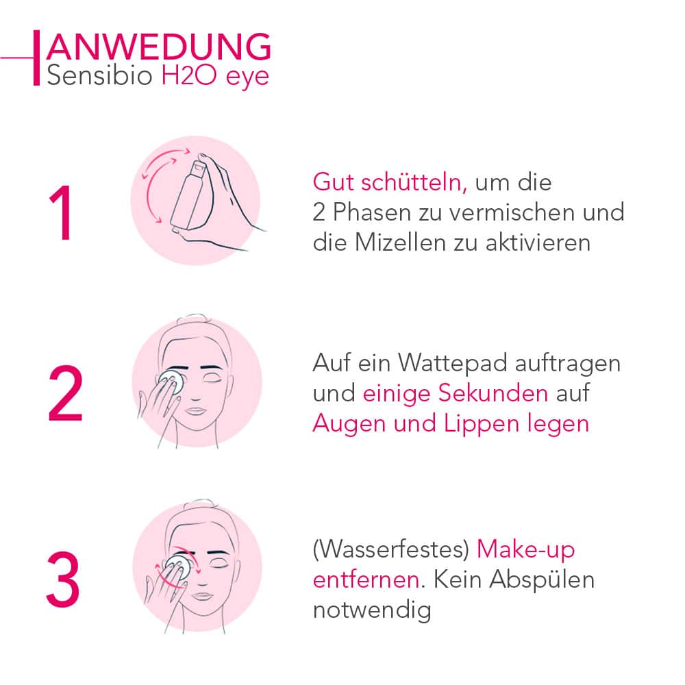 BIODERMA Sensibio H2O 2-Phasen Mizellen-Make-up-Entferner  125 ml Lösung