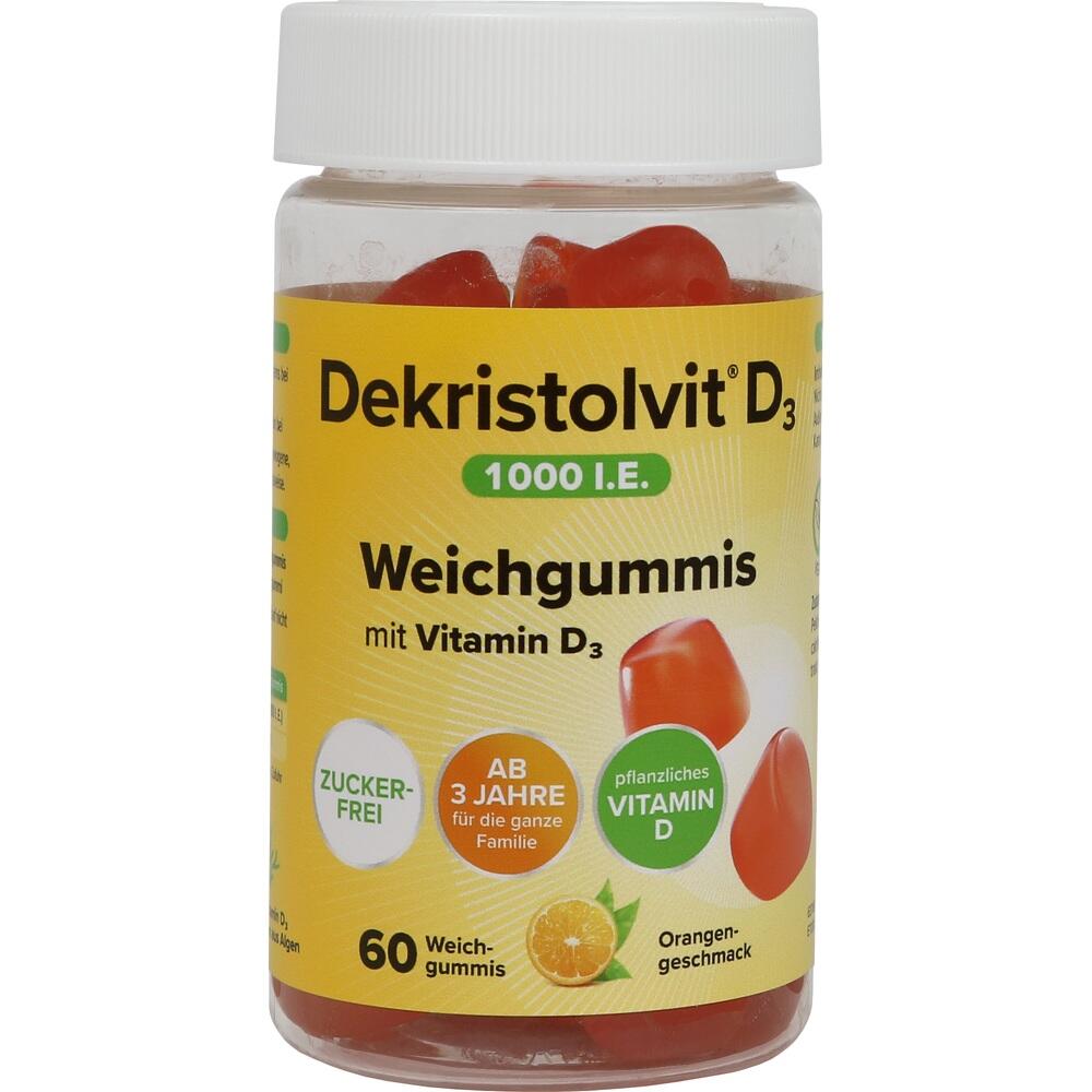 Dekristolvit D3 1000 I.E. Weichgummis 60 St